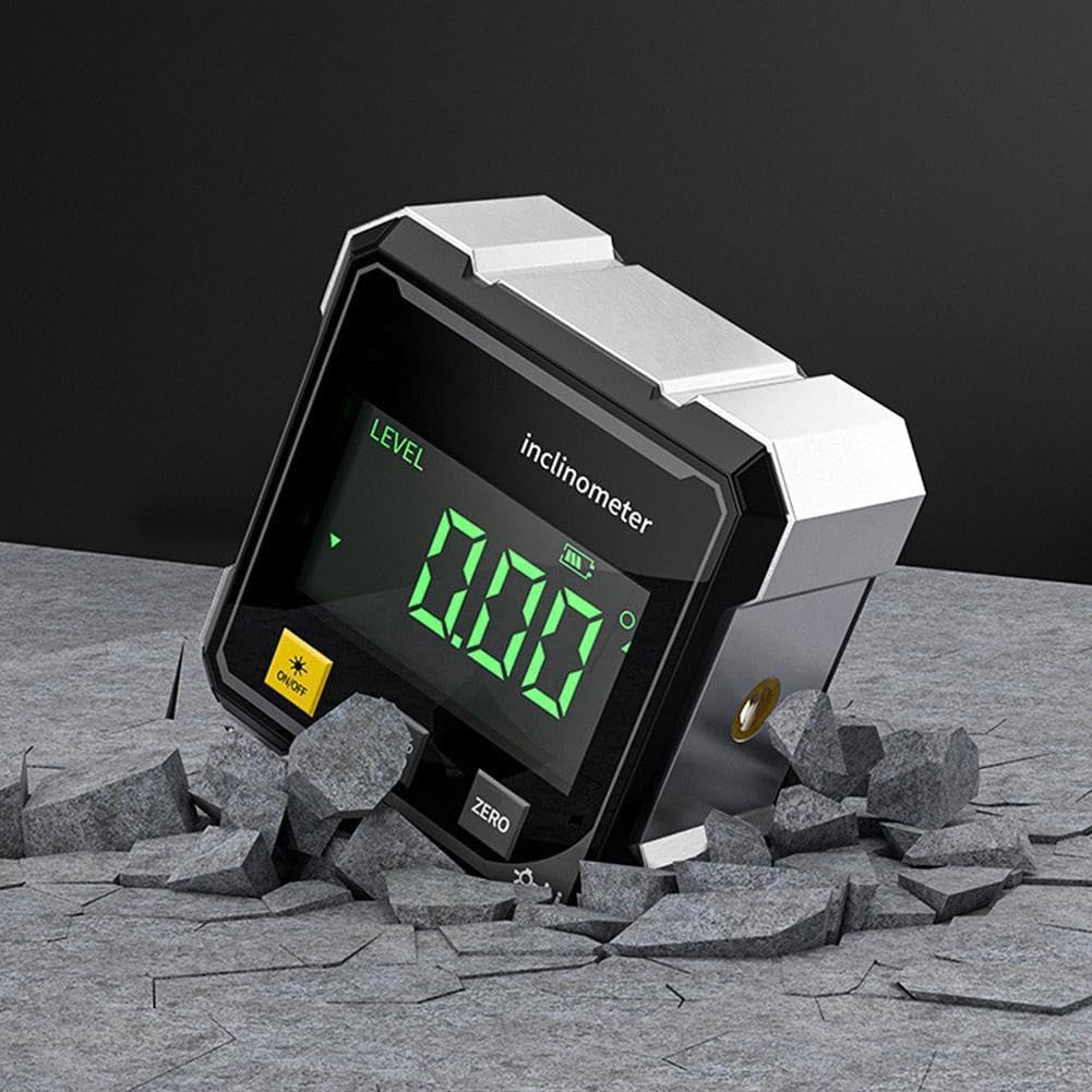 Cyfrowa magnetyczna laserowa poziomica kątowa