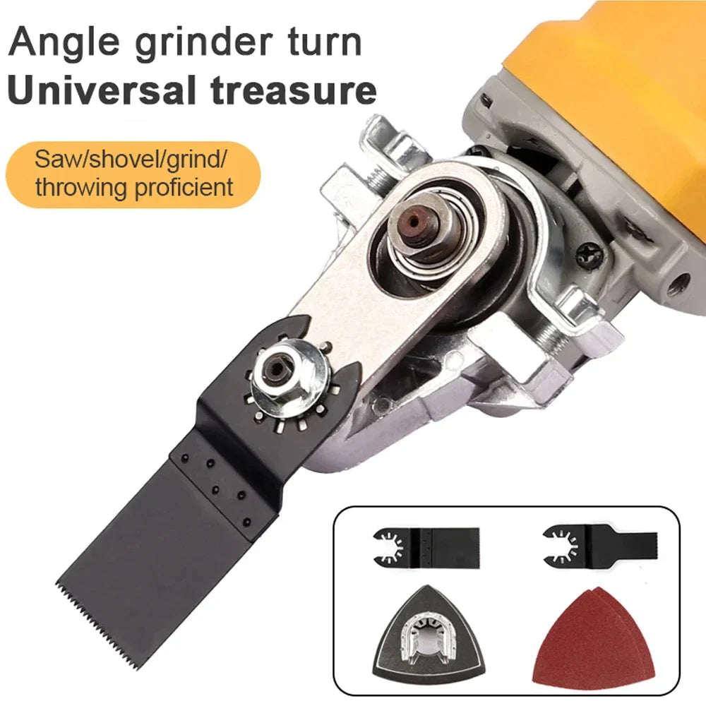 Universal-Winkelschleifer-Aufsatz - All-in-One Konverter zum Trennen, Polieren und Schleifen