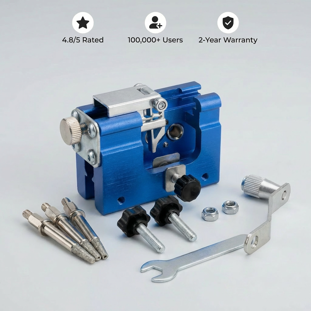 Zestaw do ostrzenia pił łańcuchowych (3 głowice)